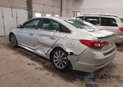 2015 Hyundai Sonata Sport из США, поврежденный, VIN 5NPE34AF3FH228223